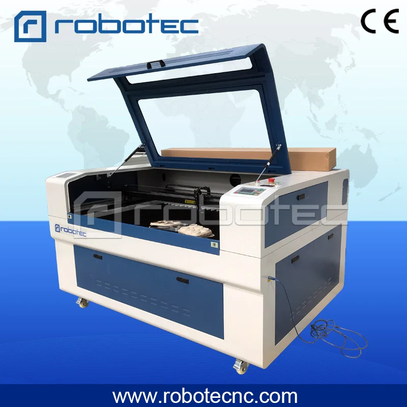 Robotec Brand! Cheap 1390 80w 100w 130w 150w acrylic, wood, mdf, leather CO2 laser cutting machine cnc laser cutting machine