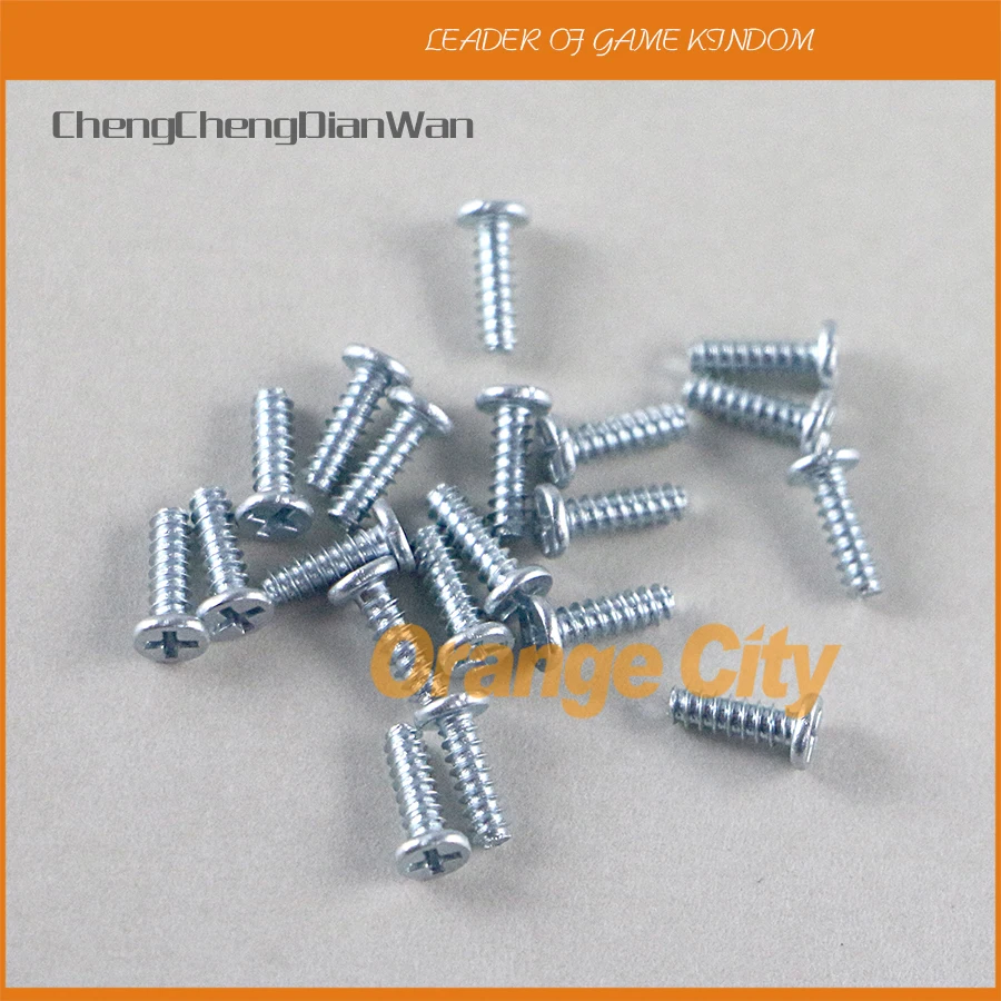 10PCS For PSVITA PSV 2000 Game Console Shell Silver Black Philips Head Cross Screws for PS Vita PSV2000