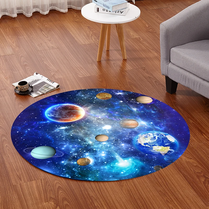 

PAYSOTA-Starry Sky Non-Slip Mat, Creative Earth Rug, Fashionable Living Room, Study, Bedroom Carpet