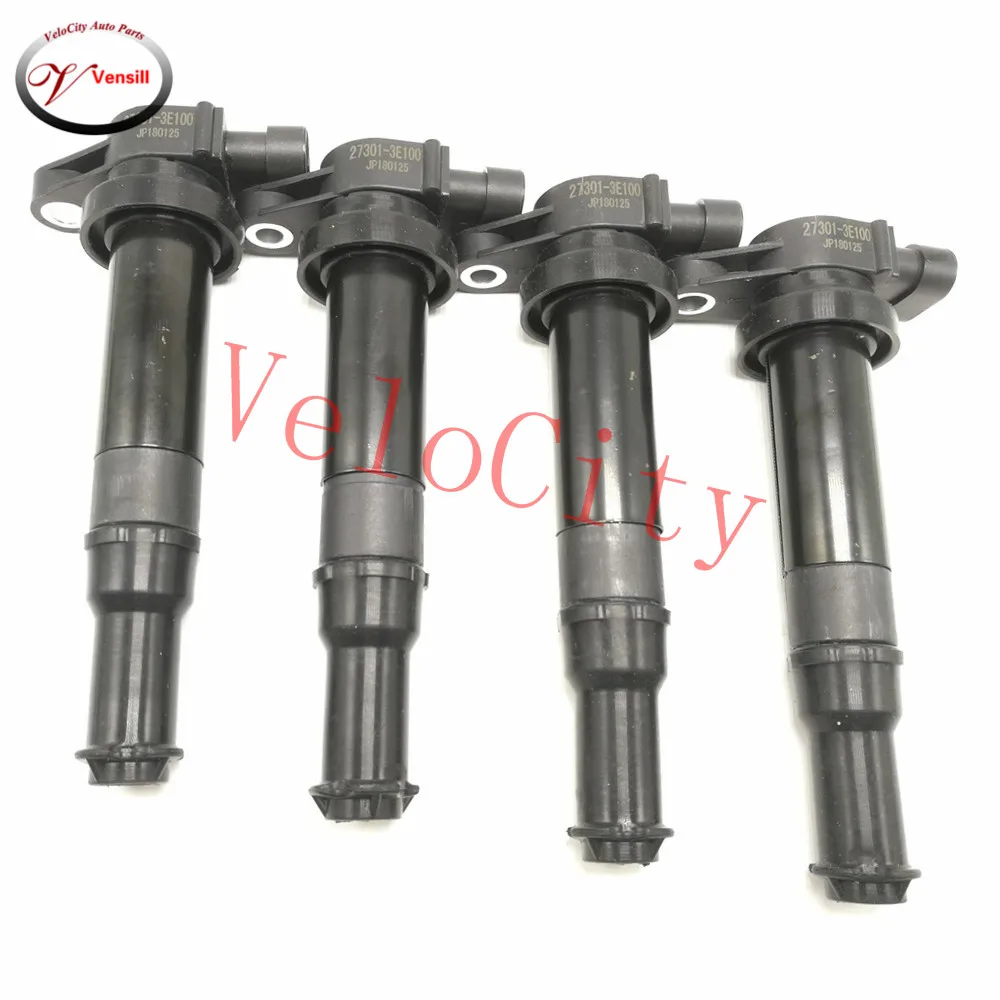 

4 X Ignition Coil Part No# 27301-3E100 273013E100 For 2007 Hyundai Santa Fe 2006-2007 Optima 2.7L V6