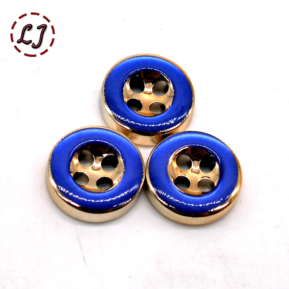 30pcs/lot small round gold silver sewing Button for women cloth T-shirt joker fashion button garment accessory scrapbooking DIY