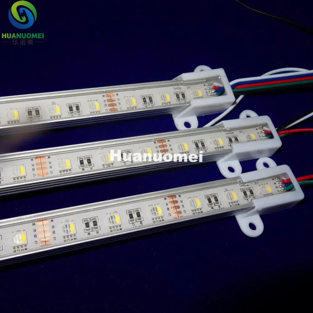 

NEW 5050 SMD 4-in-1 RGBW LED rigid bar;DC12V input ;1m long;24W;IP65 waterproof