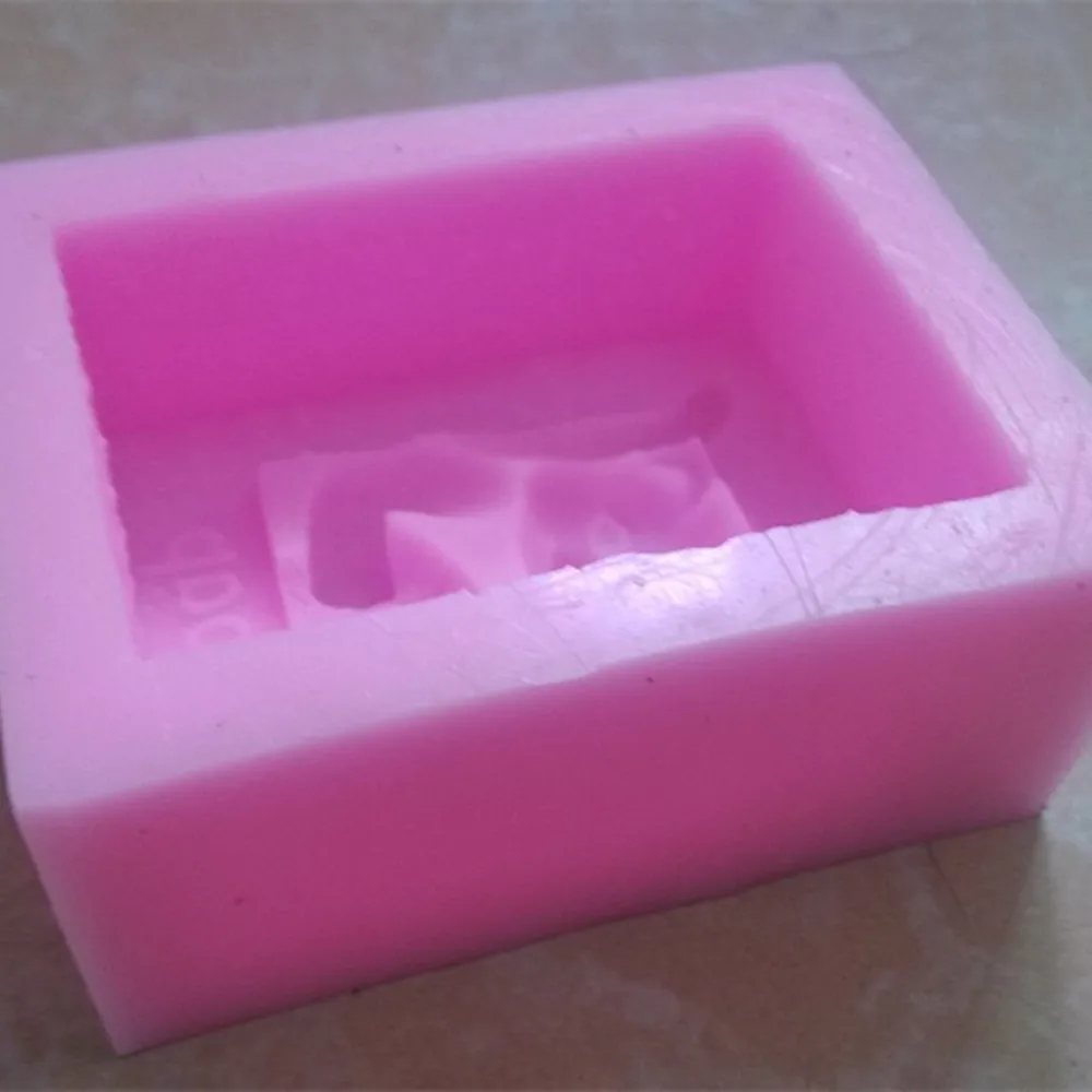 Cat DIY Soap Mold Scented Candle Wax Melt Mould 3D Silicone Molds for Natural Soap Making