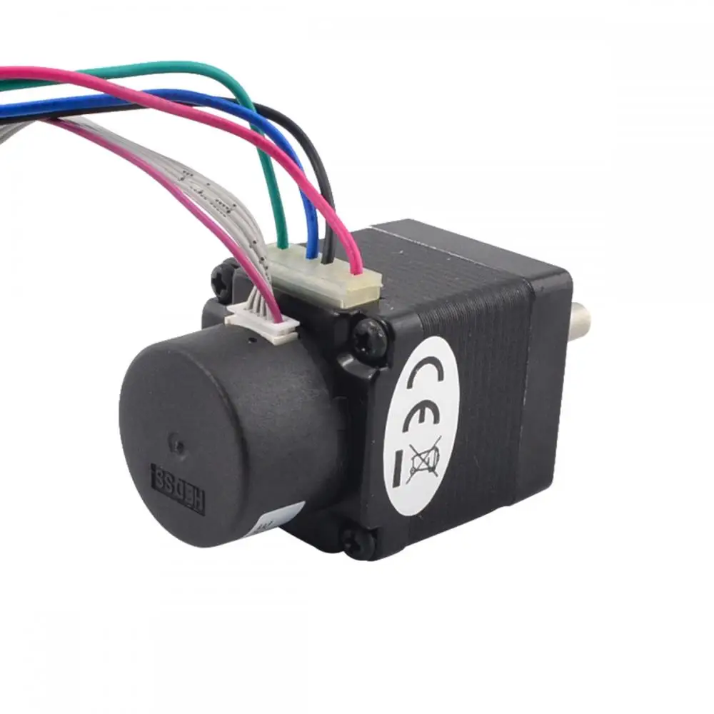 

STEPPERONLINE Nema 11 Шаговый двигатель с замкнутым контуром 0,07 Нм Энкодер 300CPR 0,67A 2-фазный гибридный биполярный шаговый двигатель