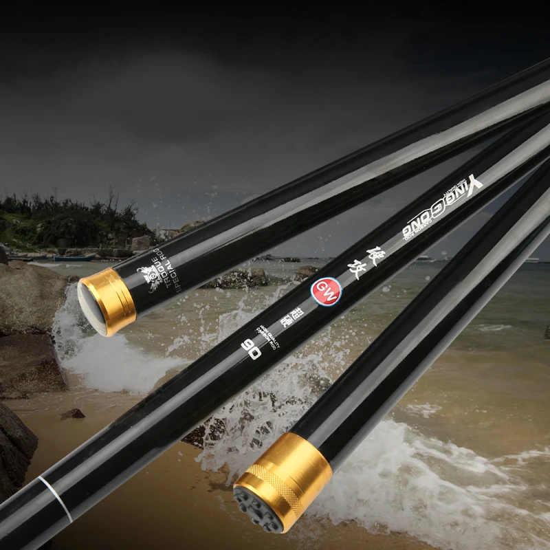 High Carbon 8m 9m 10m 11m 12m 13m Power Hand Pole Fishing Rod Ultra Hard Super Light Telescopic Rod Stick Spare tip A119