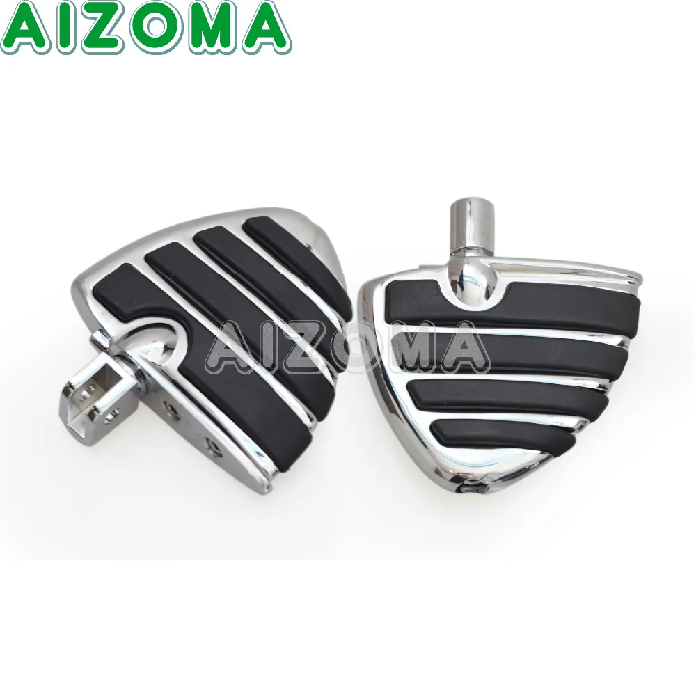 For Suzuki Boulevard M109R M90 M50  Pair Wing Style Footrest Footpeg Foot Pegs Pedal For Honda GL1800 F6B 2001-2013  Volusia 800