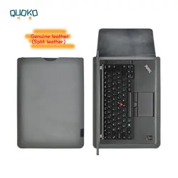 Arrival selling ultra-thin super slim sleeve pouch cover,Genuine leather laptop sleeve case for Thinkpad T460 T470 T480 14inch