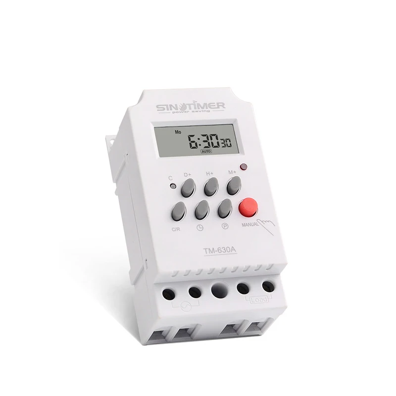 Heavy Load 30A 230Vac 12V DC 7 Days Weekly Digital Electronic Lighting Timer with MINI Size and Power Direct Output