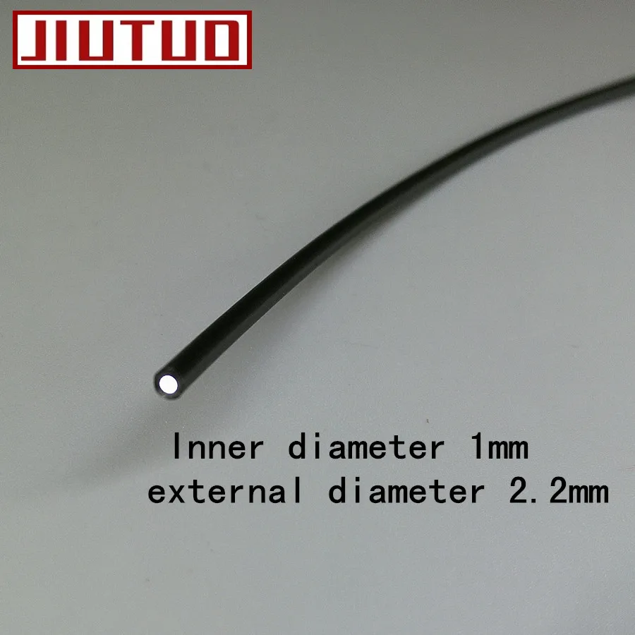 Black PMMA Data transmission plastic optical fiber cable Inner diameter 1mm external diameter 2.2mm for light illumination