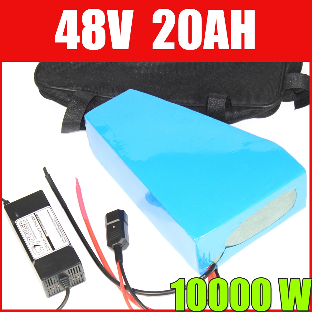 48v triangle e-bike lithium battery pack 48v 20ah electric bike battery Free customs duty 48V 750W 1000W bafang battery