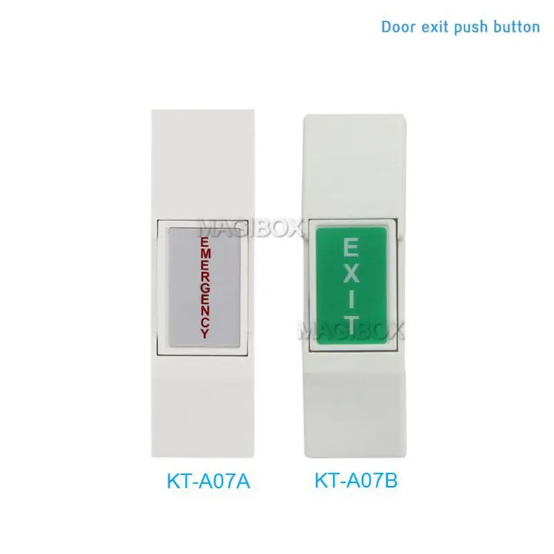 

KT-A07 Narrow Type Door Exit Push Button Door release NO NC Model Door Access Control