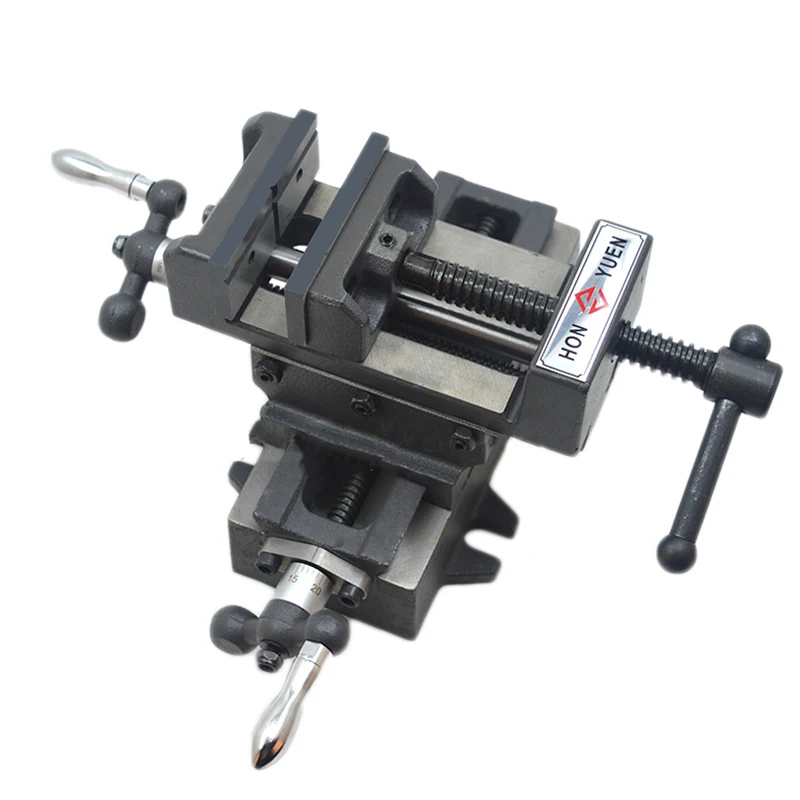 3 Inch Cross-Flattened Pliers Precision Heavy-duty Manual Tiger Caliper Bench Drill with a Cross-Clamp