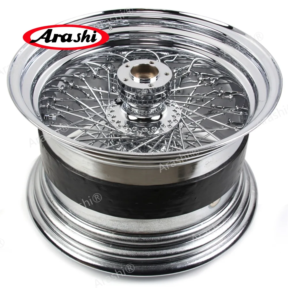 

Arashi For HARLEY DAVIDSION Motorcycle Modification Chrome Rear Wheel Rim Wheel Rims Motorbike 80 Spoke 18''x 10.5''