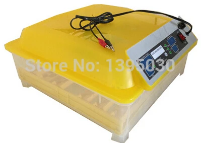 1PC Newest HT-48 Transparent CE Approved 48 eggs full-automatic egg incubator hatcher 110/220V Mini incubator