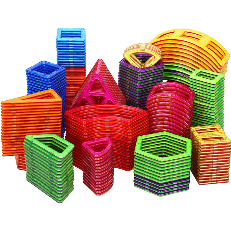 1PC Big Size Magnetic Blocks 3D DIY Modeling Construction Building Blocks Magnetic Designer Educational Toys for Children Gifts