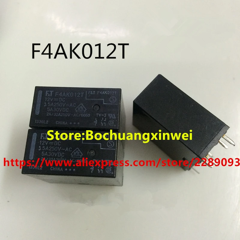 Alta qualità di trasporto libero F4AK012T-12VDC FTR-F4AK012T 12V F.TF4AK012T F.T-F4AK012T 5A 250vac