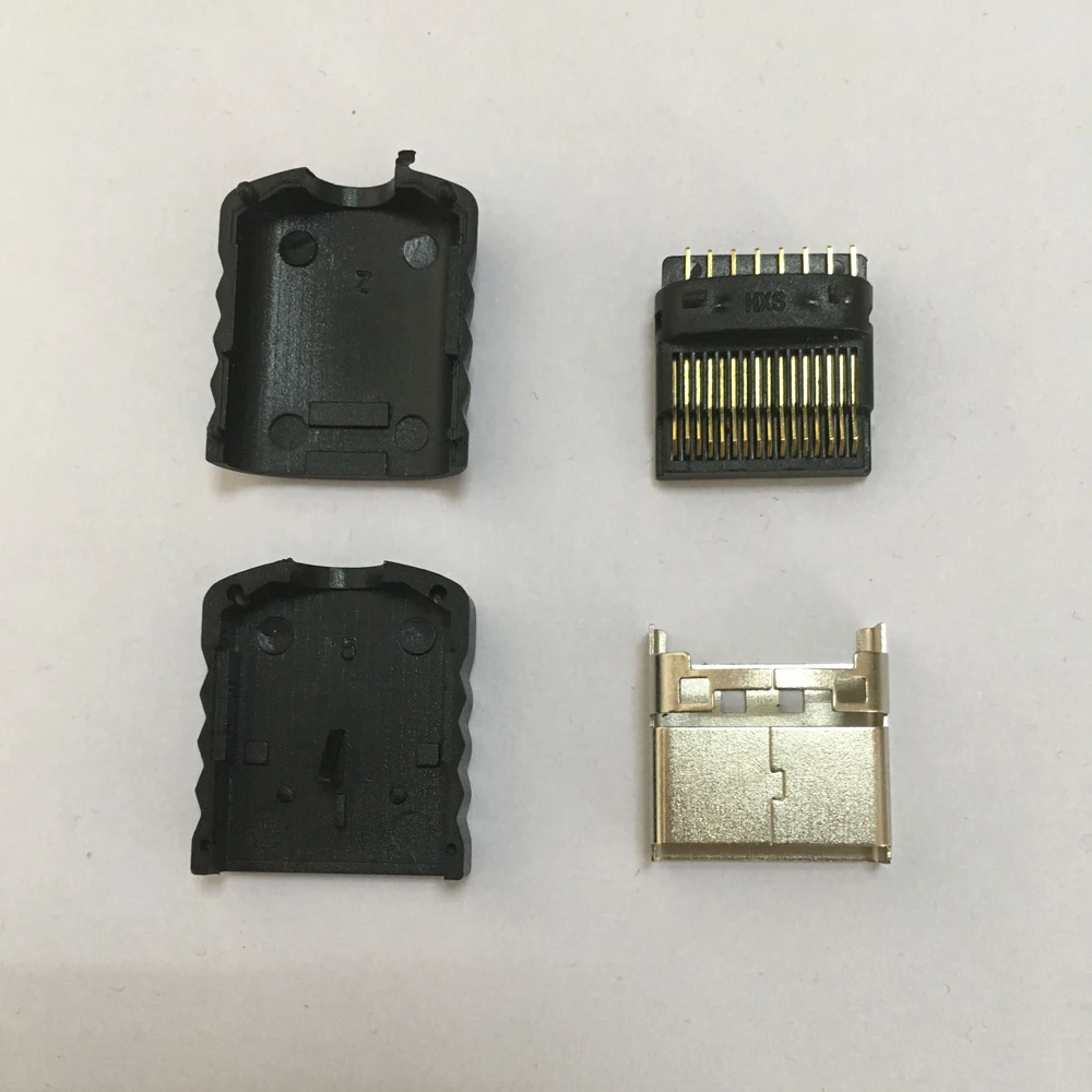 500PCS High qualtiy composite AV adapter cable cord 16Ppin 16PIN jack interface plug connector for SEGA DreamCast for DC