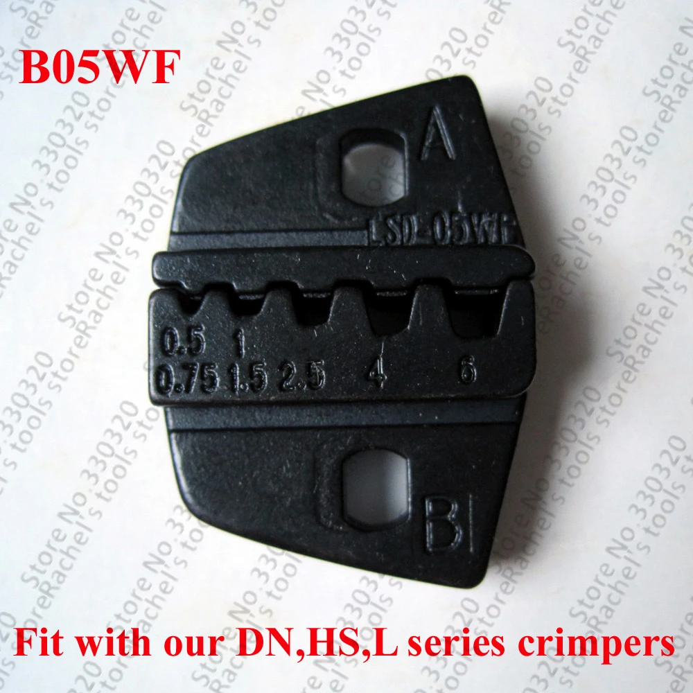 B05WF die sets for crimping wire end ferrules