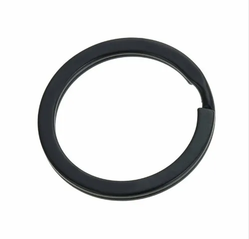 100pcs/lot 25mm 30mm Black Keyring Split Ring (Never Fade) Key Rings For Bag Keychain Diy Jewelry Making Sleutelhanger Key Ring