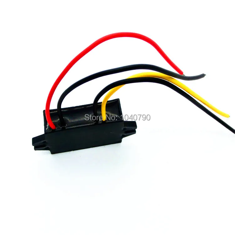 Regulador de voltaje de 12V a 5V, convertidor de fuente de alimentación para coche, estabilizador de voltaje cc-cc