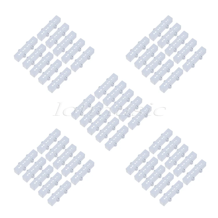 

50 Pcs Quality 92MM Bass Neck C White Plastic for Jazz Bass Replacement.