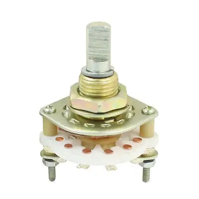 6mm Diameter Shaft 1P11T 1 Deck Band Channel Rotary Switch Selector