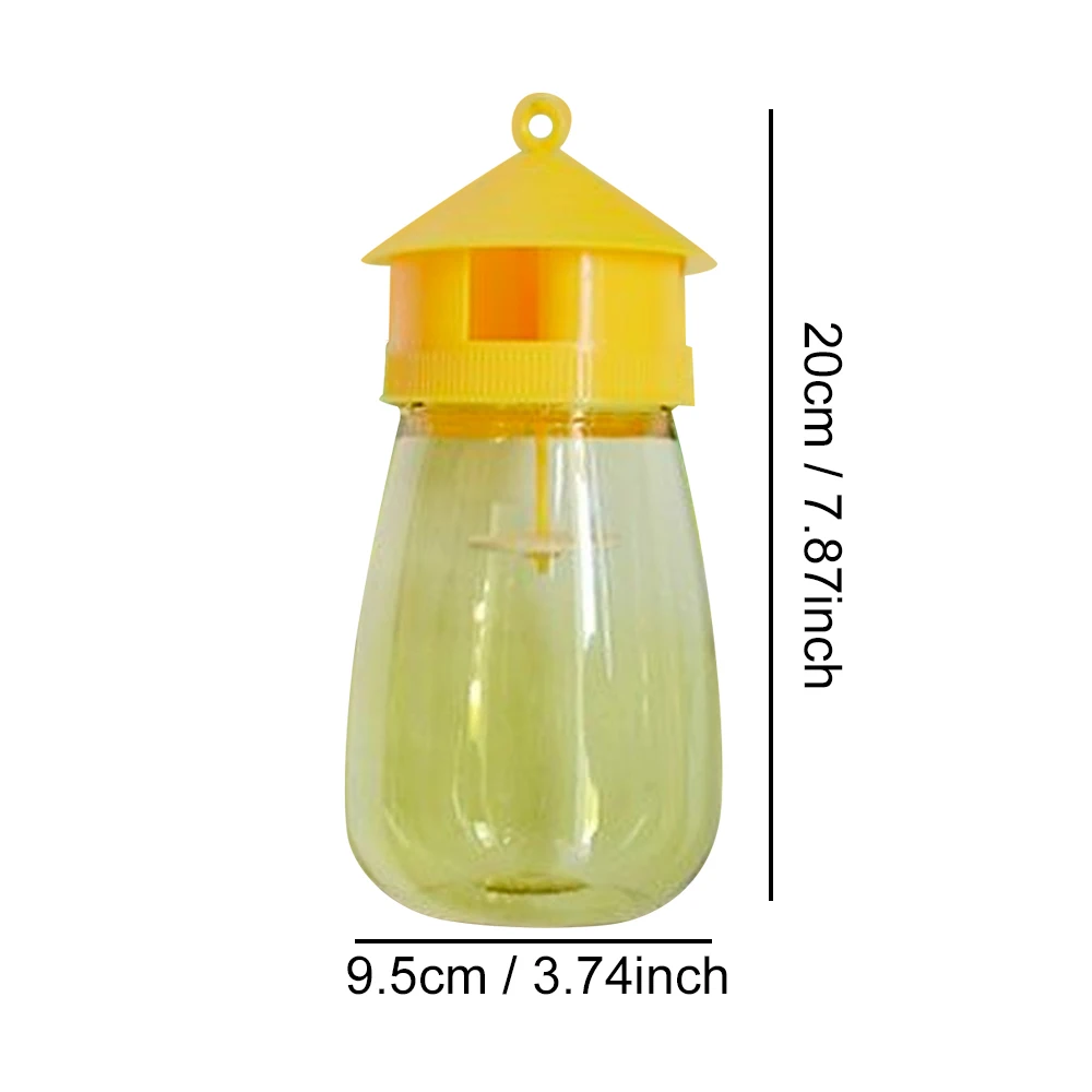 Behogar Fruit Fly Trap Catcher for Home Garden Patio Courtyard Orchard Fruit Vegetables Mango Tomato Insect Trap Killer Repeller