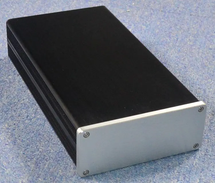 WA140 mini All aluminum amplifier chassis / Preamplifier / Tube amplifie / DAC / AMP Enclosure / housing /DIY box ( 134*55*248mm