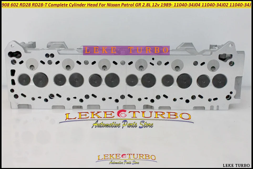 

908 602 RD28 RD28T Complete Cylinder Head For Nissan Patrol GR Y60 2.8L Station Wagon W260 11040-34J02 11040-34J01 11040-34J00