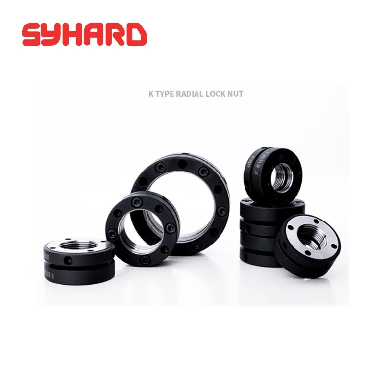 2 pçs/lote M16x1.5P-M32x1.5P SWT/K Tipo de Precisão Axial Final Porca CNC Máquina Ferramenta de Auto-bloqueio E de Retracção Porca Redonda