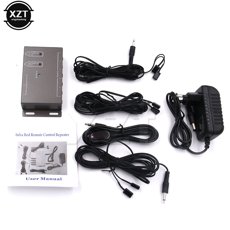 2022 Newest Arrival IR Infrared IR System Remote Control Extender Repeater Kit with 1 Receiver 6 Emitter US/EU Plug