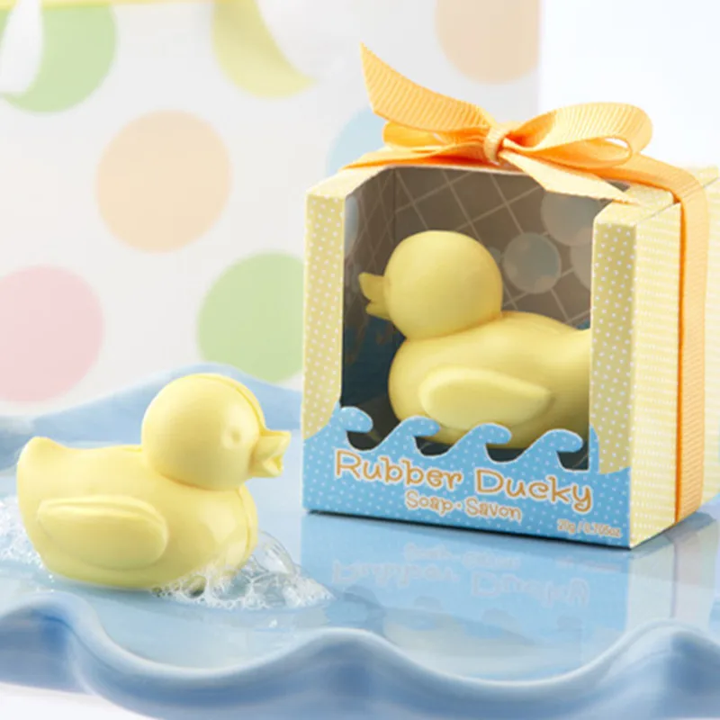 1 Pc Small Lovely Yellow Duck Soap Hand Skin Cleansing Wash Hair Handy Gift With Box Cute Wedding Gifts