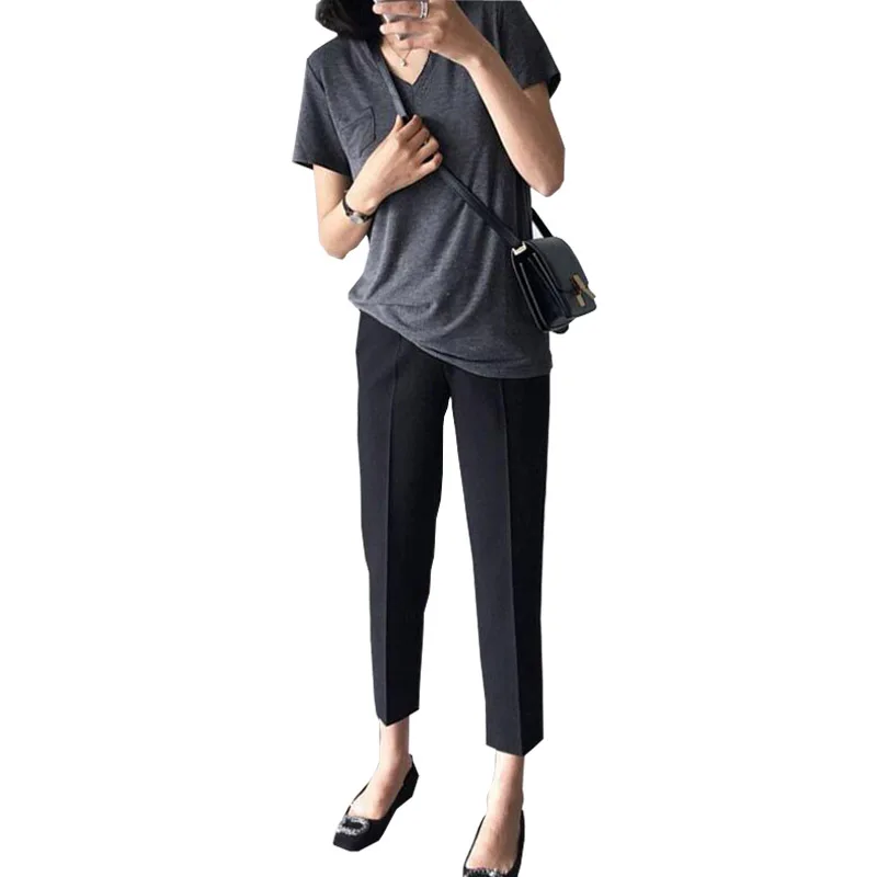 Maternity Pants Trousers For Pregnant Women Wear Easy Casual Pants  Pregnancy Clothes Overalls Ninth Pants Pregnancy Pants