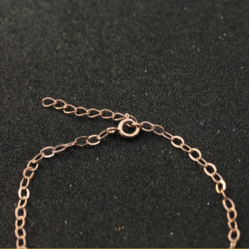 Wholesale Rose Golden Color Customised Name Pendant  Bracelets 925 Silver Nameplate Bangle Christmas Gift