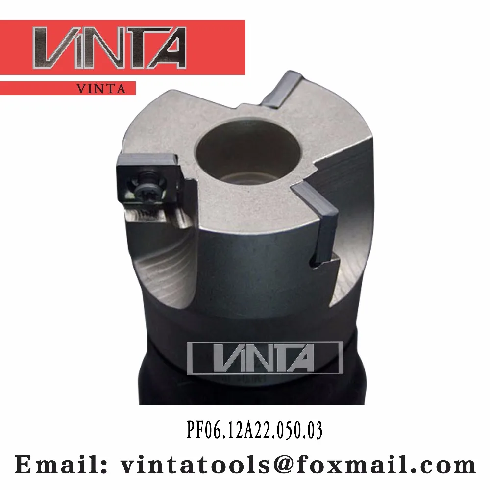 

PF06.12A22.050.03 Indexable milling cutter milling tools facing cutter cutting Mached insert SOMT12T308PEER