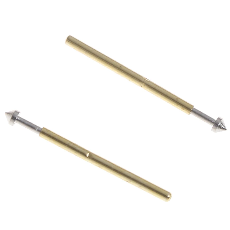100 stücke P75-E2 / P75-E3 Frühling Test Probe Pogo Pin 1,3mm Konische Kopf Gold Überzogene 1,0mm Fingerhut