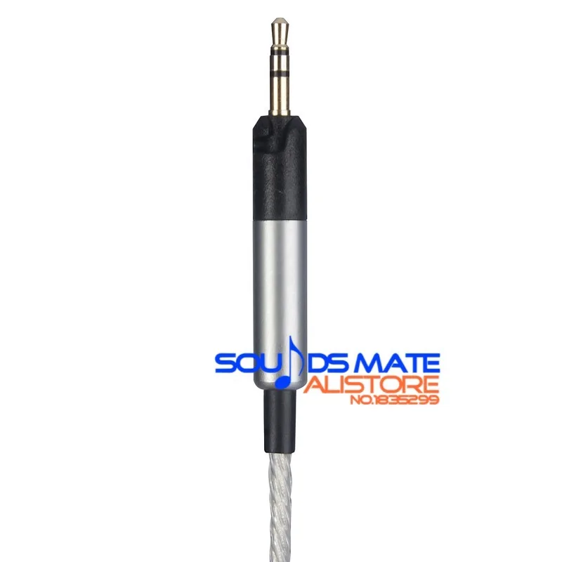 Upgrade Kabel HIFI Berlapis Perak untuk Sennheiser HD595 HD598 HD558 HD518 Headphone 3 Warna Pilih