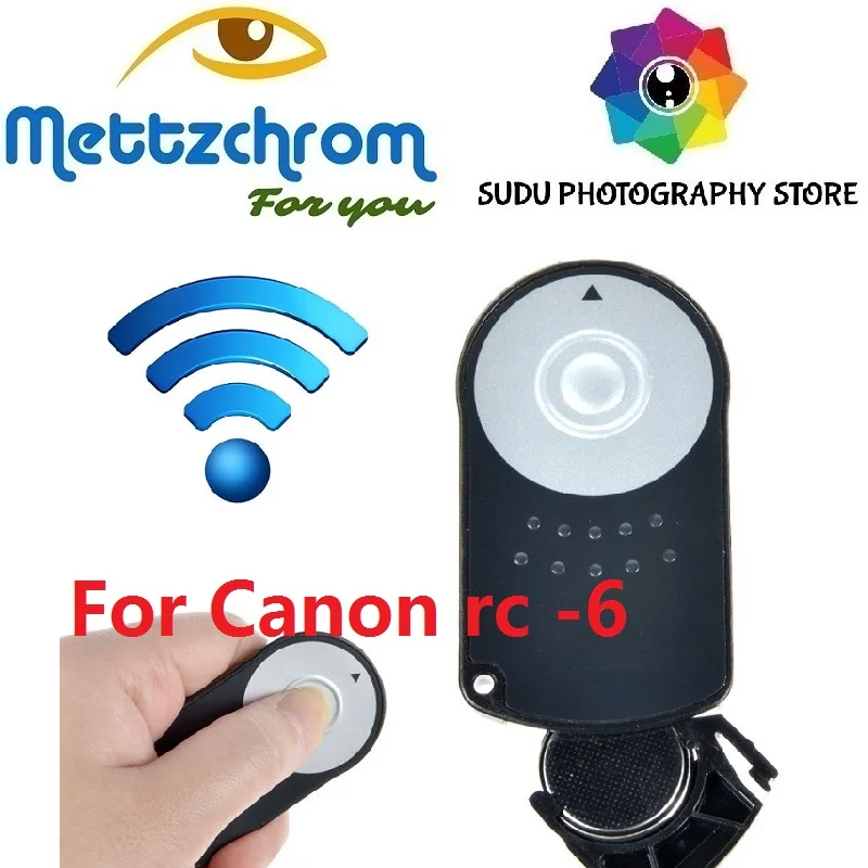 Mettzchrom 10 Pcs RC-6 For Canon IR Wireless Remote Control SHUTTER CONTROL