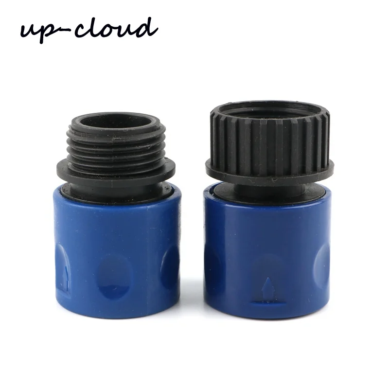 UP-CLOUD-conector rápido de rosca de 3/4 pulgadas, adaptador de grifo de 3/4 pulgadas, estándar europeo americano, Unión de grifo, accesorio de riego de jardín, 2 uds.