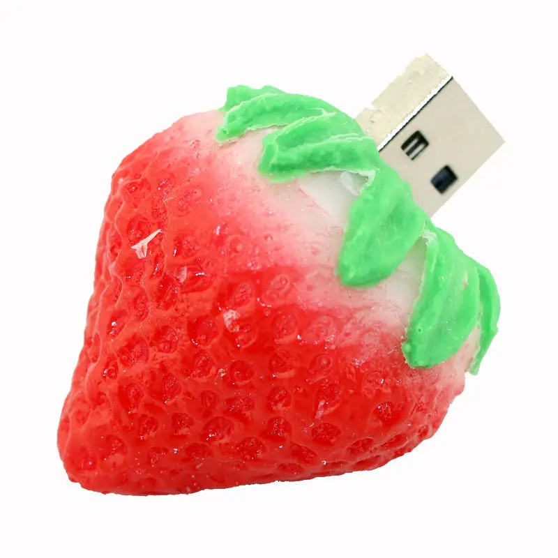 USB флеш-накопитель с мультяшным арбузом, флешка USB 2,0 на 64 ГБ, флеш-накопитель, 32 ГБ, 16 ГБ, 8 Гб