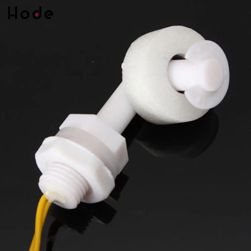 liquid Water Level Sensor White PP Right Angle Float Switch