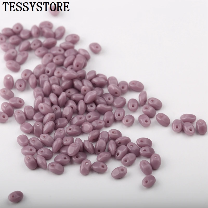 10g/lot 2.5x5mm Czech Single-hole Glass Beads Colored Irregular Glass Beads For Jewelry Making Necklace Bracelet Accessories