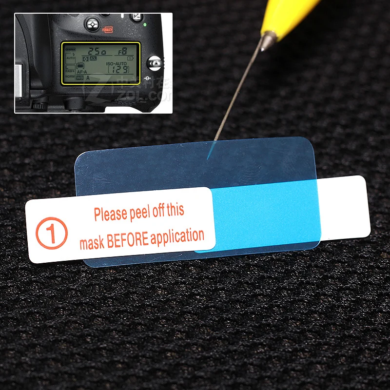 ديريكين اتش دي نانو طلاء واقي للشاشة ث/توب ال سي دي لكاميرا نيكون D7200 D7100 D850 D810 D800 D750 D780 D610 D600