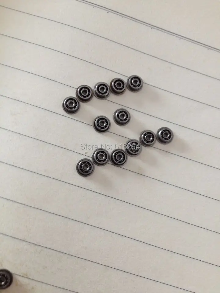 High quality 50pcs  F691 (1*4*1.6) 1*4*5*1.6*0.5 Miniature Flange ball bearings FREE SHIPPING