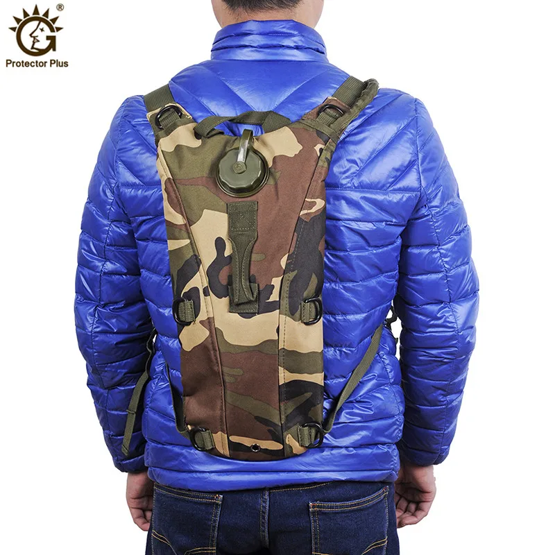 Mochila hidratación táctica 3L con sistema Camelbak outdoor