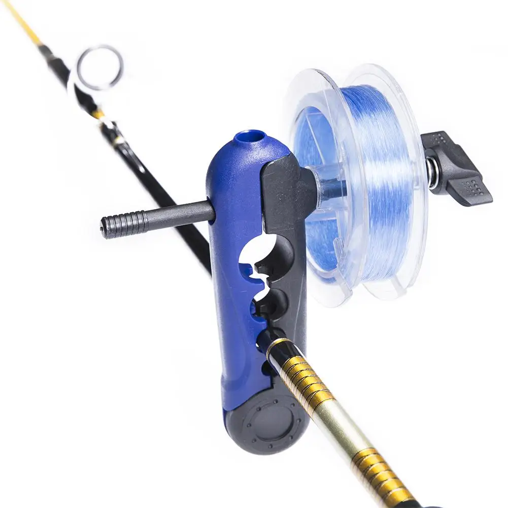 Portable Fishing Line Spooler Universal Fish Rod Fishing Wheel Reel Spinning Wheel Spool Sea Coil Fixed Spool Baitcasting Reel