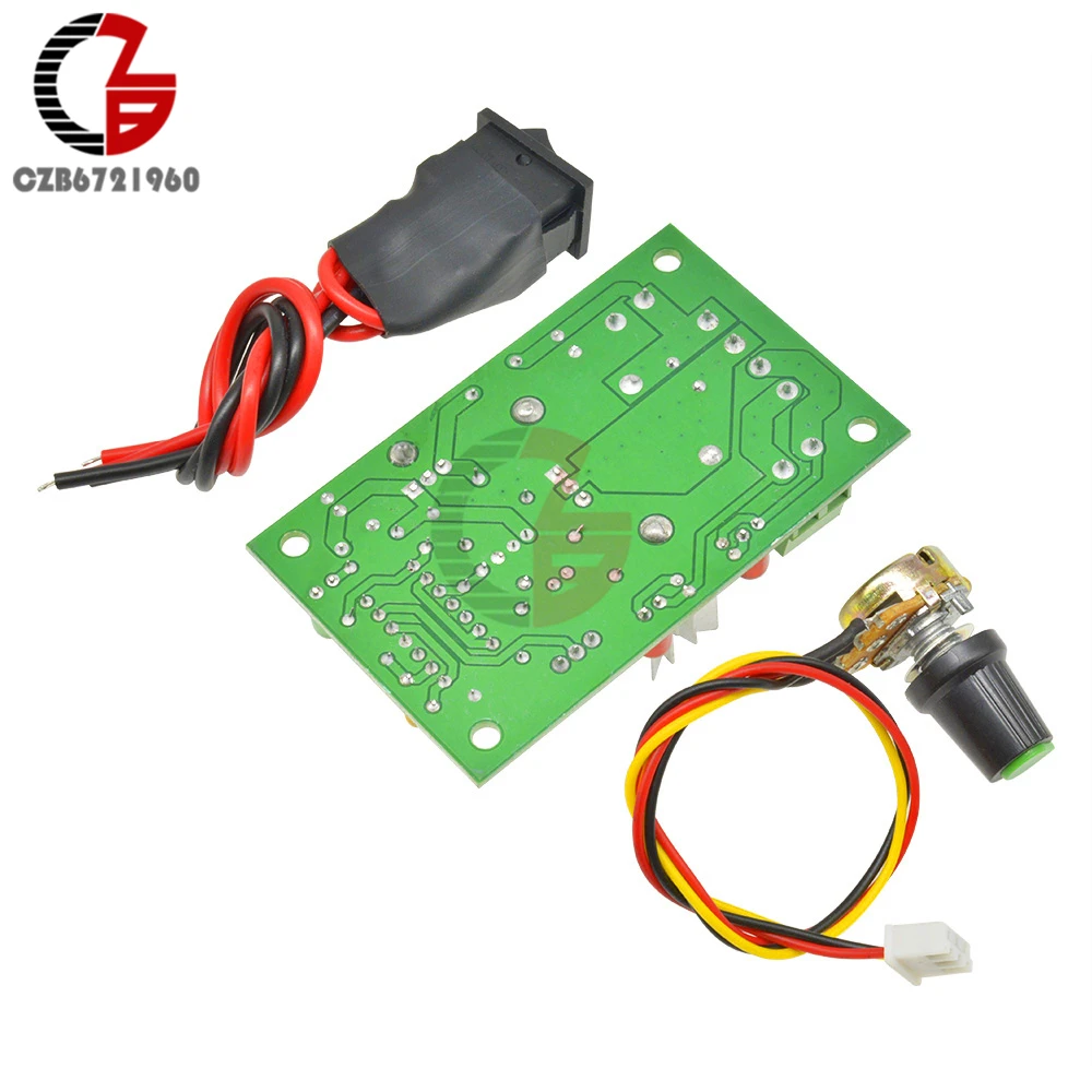 6-30V Voltage Regulator 80W 10A Reversible DC Motor Speed Controller High Torque Adjustable PWM Speed Regulator Control Switch