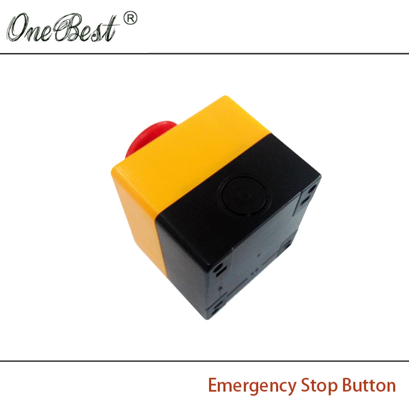 EMT Elevator Emergency Stop Switch Red Sign Emergency Stop Button Box Stop Button Box With a Circle Ring