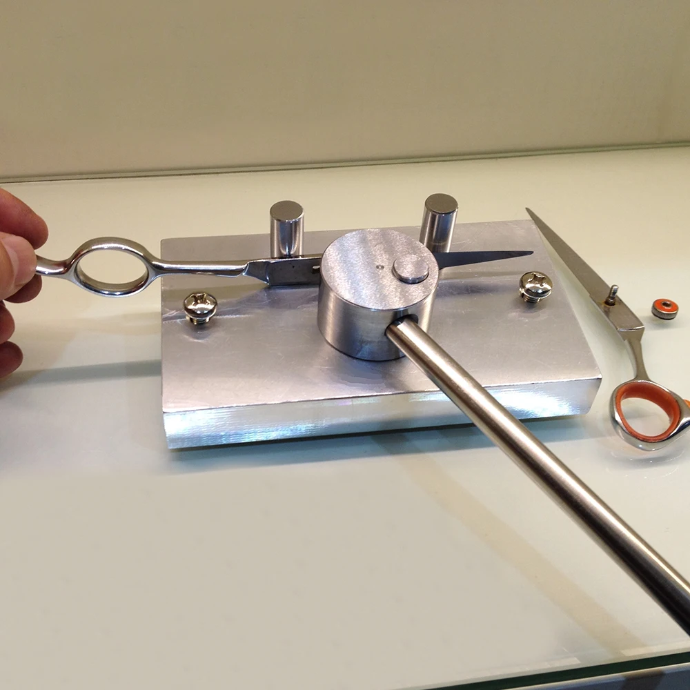 Scissors Twist Bending Device Grinding Scissors Supporting Tool The Third Round Arc Correction Radian Corrector