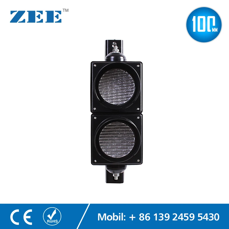 mini manual control 100mm LED Traffic Light Lamp Red Green Traffic Signal Light with switch